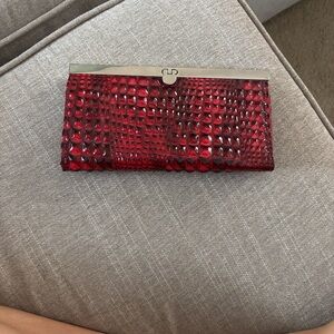 Icing Red Pyramid Stud wallet